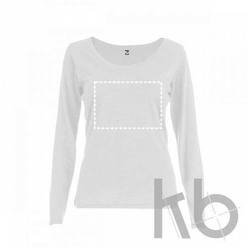 THC BUCHAREST WOMEN WH. Женская футболка с длинным рукавом