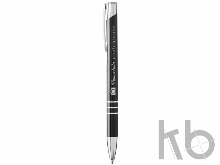 Ручка металлическая шариковая «Moneta» с цветной кнопкой