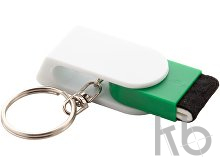 Брелок-подставка для мобильного с очистителем для экрана