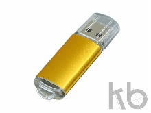 USB 2.0- флешка на 32 Гб с прозрачным колпачком