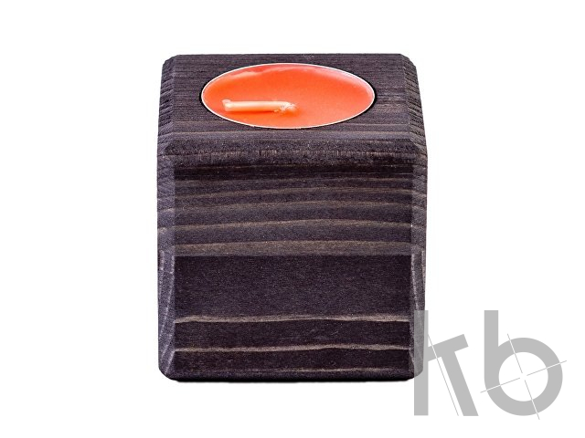 Свеча в декоративном подсвечнике «Клубника»