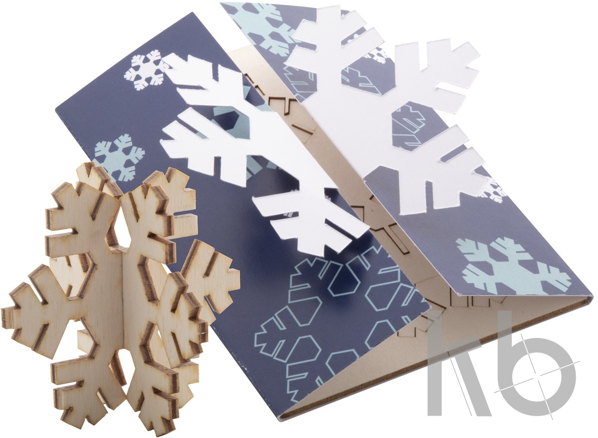 Christmas card, snowflake
