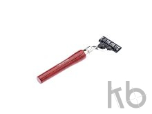 Бритвенный набор: станок MACH3, помазок, подставка