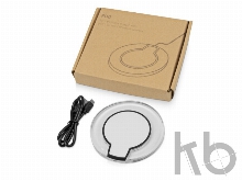 Беспроводное зарядное устройство  «Pod» со светодиодной подсветкой