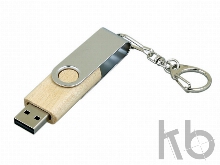 USB 2.0- флешка промо на 32 Гб с поворотным механизмом