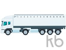 15 cm ruler, truck