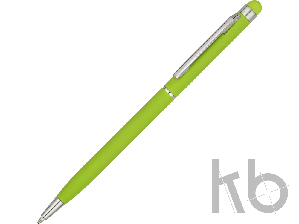 Ручка-стилус металлическая шариковая «Jucy Soft» soft-touch