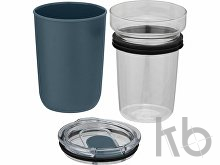 Стеклянная кружка «Bello» с внешней стенкой из переработанного пластика
