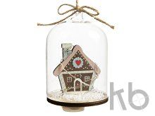 Новогоднее украшение «Домик в колбе»