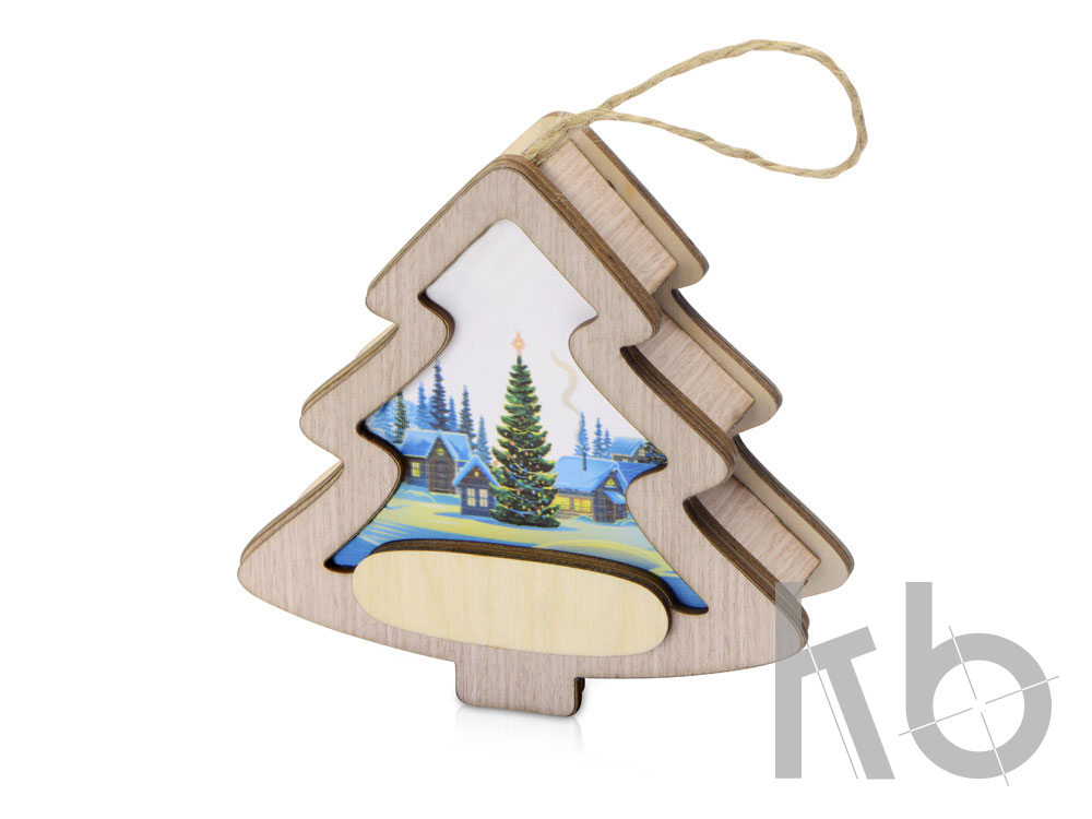 Новогодняя подвеска с подсветкой «Ёлочка»