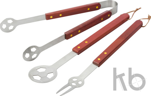 Nylon (600D) apron with barbecue set