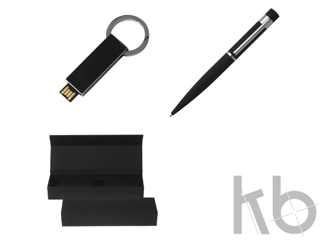 Подарочный набор: USB-флешка на 16 Гб, ручка шариковая