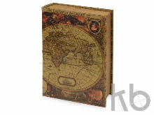 Набор «Фрегат»: портмоне, визитница, подставка для часов, часы на цепочке