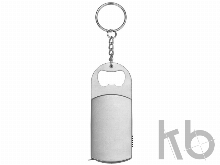 Брелок-открывалка с рулеткой и фонариком «Open»