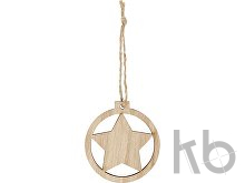 Деревянная подвеска «Natall» в форме звезды