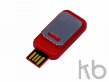 USB 2.0- флешка промо на 8 Гб прямоугольной формы, выдвижной механизм