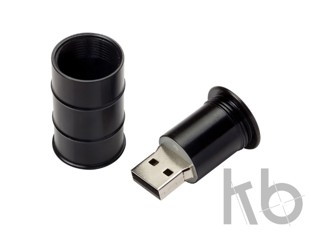 USB 2.0- флешка на 16 Гб «Бочка»