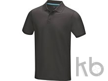 Рубашка поло «Graphite» из натуральных материалов, мужская