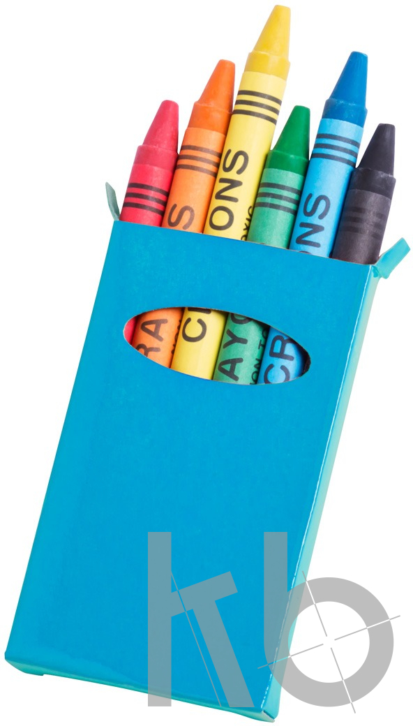 6 pc crayon set