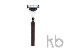 Бритвенный набор: станок MACH3, помазок, подставка