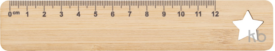 bamboo ruler, star