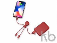 Портативное зарядное устройство «BioPack» c кабелем «Mr. Bio», 5000 mAh