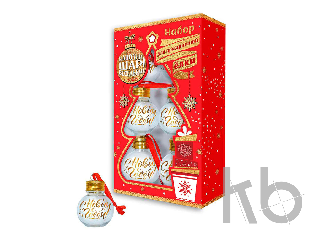Набор новогодних украшений «Наполни шар весельем»