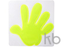 reflective sticker, hand