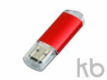 USB 2.0- флешка на 16 Гб с прозрачным колпачком