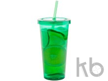 Стакан с трубочкой