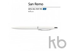 Ручка металлическая шариковая «San Remo», софт тач