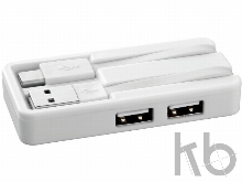 USB Hub «Grid» с двойными кабелями