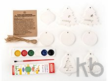 Набор для творчества «Ёлочные игрушки-раскраски»