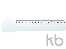 15 cm ruler, house