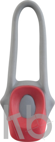 Plastic and silicone bicycle light