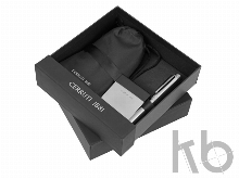 Подарочный набор: дорожный набор, зажим для денег, ручка шариковая