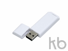 USB 2.0- флешка на 64 Гб с оригинальным двухцветным корпусом