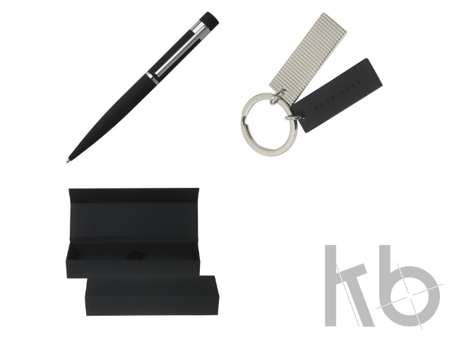 Подарочный набор: ручка шариковая, брелок