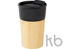 Фарфоровая кружка «Pereira» с бамбуковой внешней стенкой