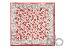 Набор: брелок, платок шелковый