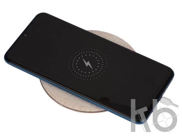 Беспроводное зарядное устройство «Wheatty» из пшеничной соломы, 5W