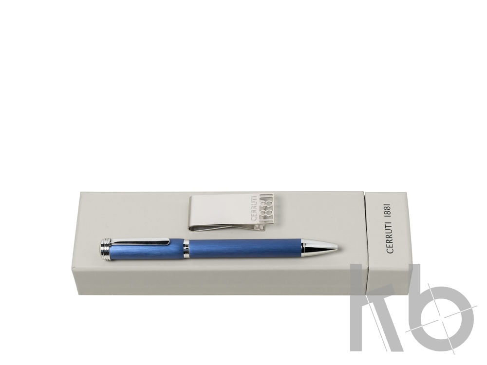 Подарочный набор: зажим для денег, ручка шариковая