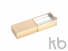 USB 2.0- флешка на 8 Гб кристалл в металле