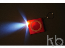 Брелок-рулетка с фонариком «Книга», 1м