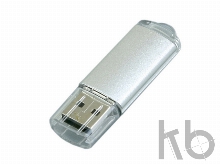 USB 2.0- флешка на 16 Гб с прозрачным колпачком