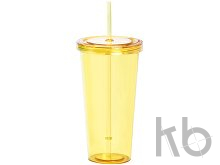 Стакан с трубочкой