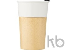 Фарфоровая кружка «Pereira» с бамбуковой внешней стенкой