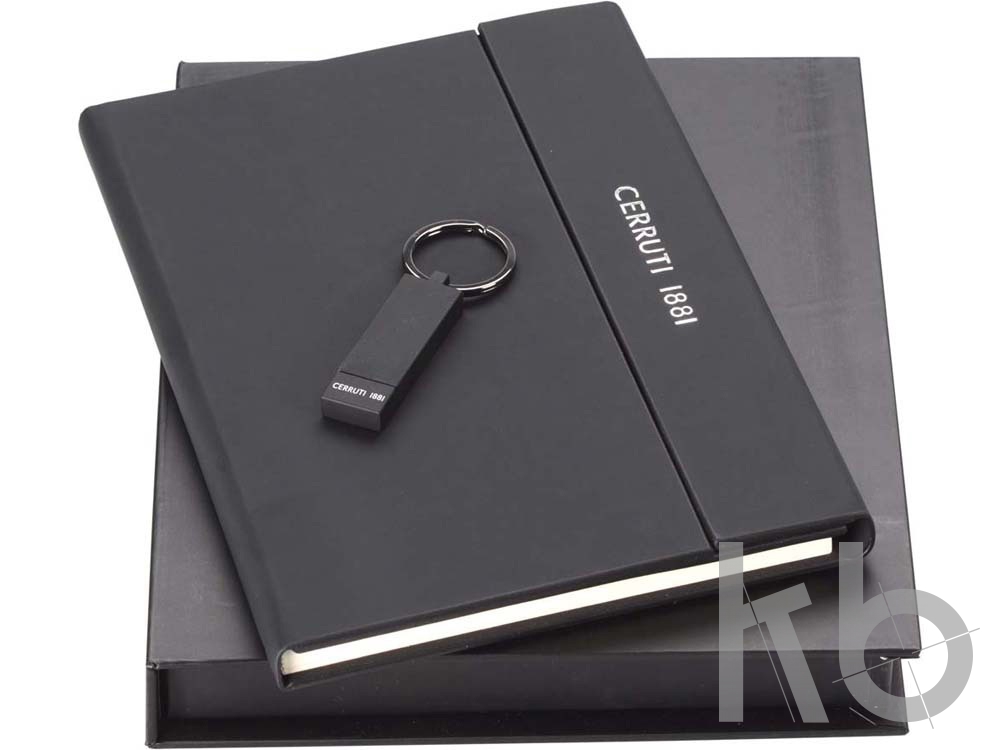 Набор: блокнот А5, брелок с USB-флешкой на 16 Гб