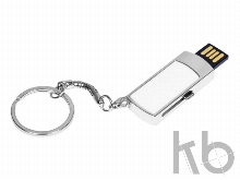 USB 2.0- флешка на 64 Гб с выдвижным механизмом и мини чипом