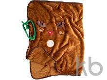 Christmas polar blanket, reindeer